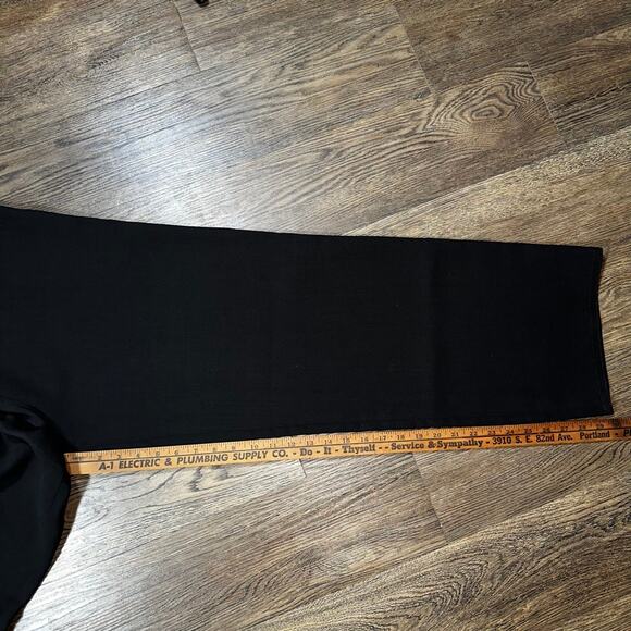 *SOLD*Ladies DUSAN Wool Trousers Pants Pull On Elastic Italy XL Dark - Picture 7 of 10